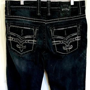 Mens Rock Revival Jeans